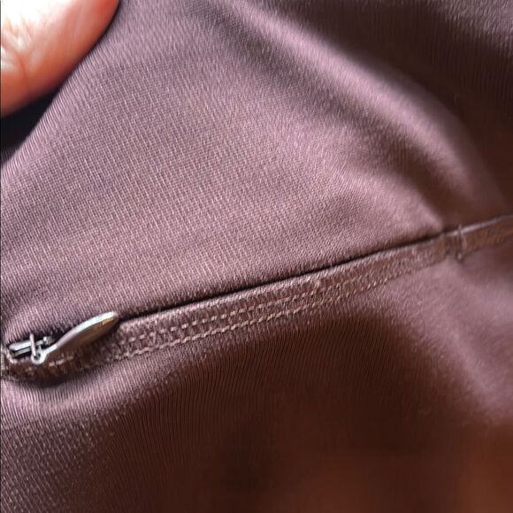 Duluth Trading Co Purple Mini Pencil Skirt with Slit for Work - Picture 4 of 12